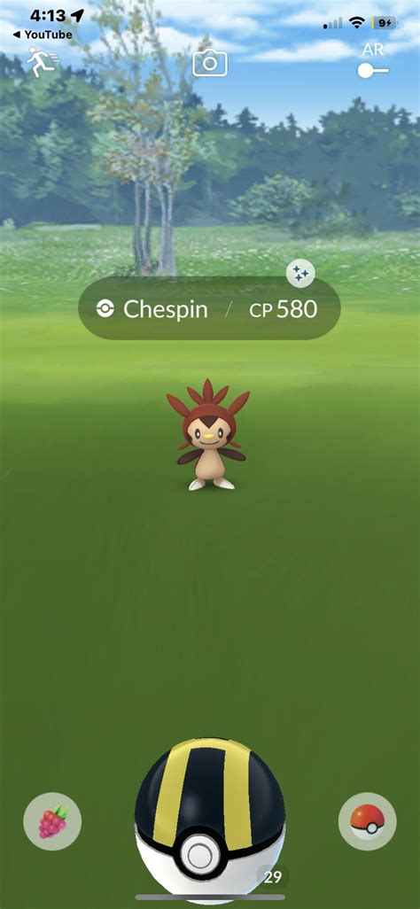 Caught a shiny Chespin, now i got a shiny Chesnaught : r/pokemongo