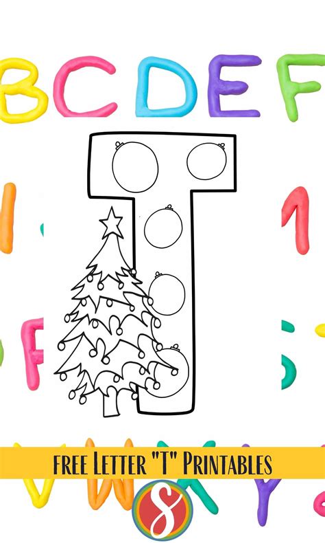 Letter T Coloring Pages Preschool