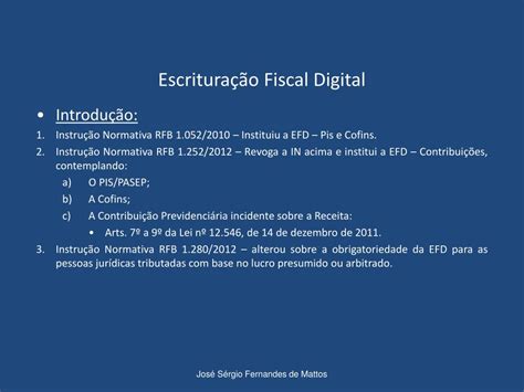 PPT EFD Contribuições PowerPoint Presentation free download ID 4586314