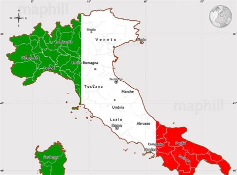 Simple Italy Map Elamp