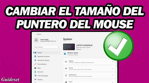 Cómo Cambiar El Tamaño Del Puntero Del Mouse En Windows 11 Rápido y