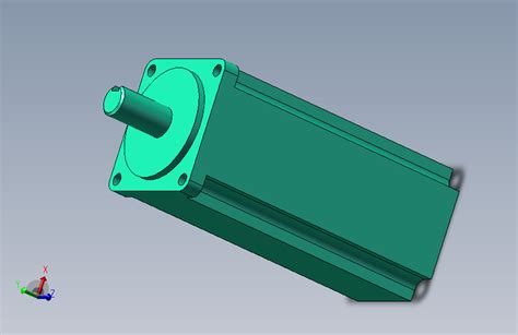 400w台达伺服马达solidworks 2012模型图纸下载 懒石网