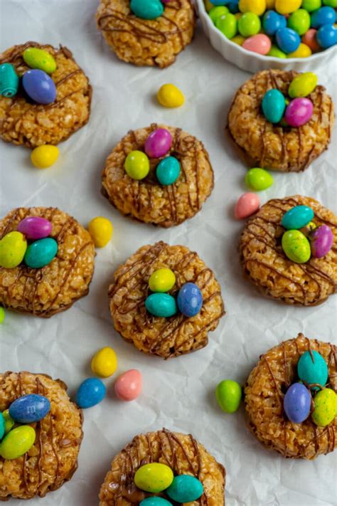 No Bake Birds Nest Cookies Modernmealmakeover