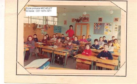 Photo De Classe Ce1 De 1970 Ecole Michelet Copains Davant