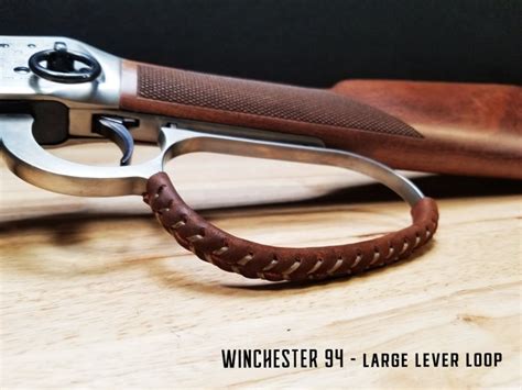 Leather Lever Wrap Cover Kit For Lever Action Rifles And Shotguns D4 Guns