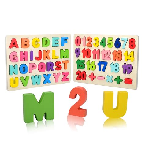 Alphabet Puzzle Abc Letter And Number Puzzles For Toddlers 3 4 5 Years