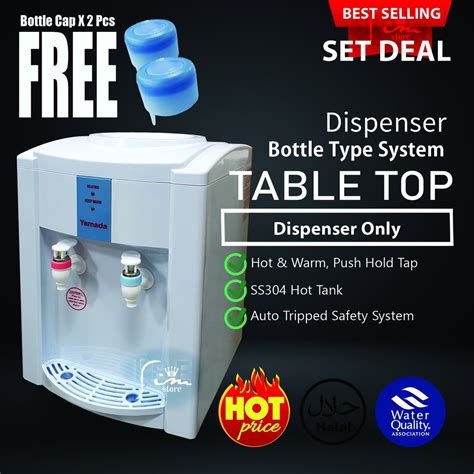 Yamada Bottle Type Hot And Normal Water Dispenser Model Yamda YR With Bubble Wrap