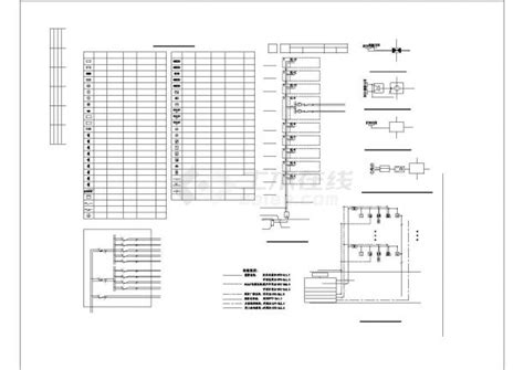 某十二层住宅电气施工cad图含配电照明消防报警系统设计居住建筑土木在线