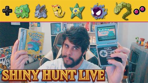 Bulbasaur SHINY HUNT no Pokémon LeafGreen RUMO 4200 RESETS YouTube