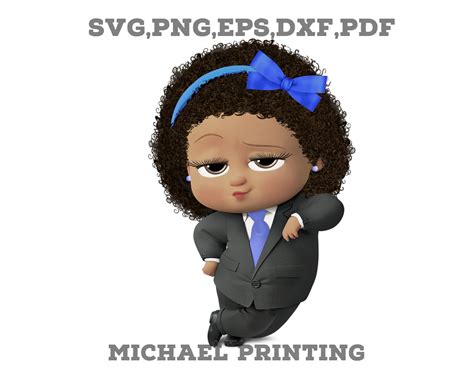 Png| Baby boss Girl svg African Girl Clipart ,Pdf PNG| Afro Boss Baby ...