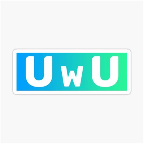 Uwu Emoji Sticker For Sale By Khalid Redbubble