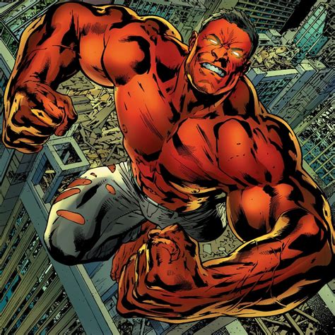 Thunderbolt Ross Aka Rulk Red Hulk Hulk Marvel Bryan Hitch