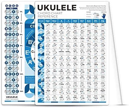 Amazon Laminated Ukulele Fretboard Notes Easy Beginner Chord