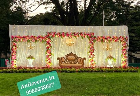 Aesthetic Look Wedding Decoration Anil Events Bangalore