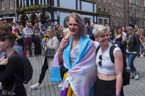 2019 Pride Scotia March Edinburgh Scotland Editorial Photography