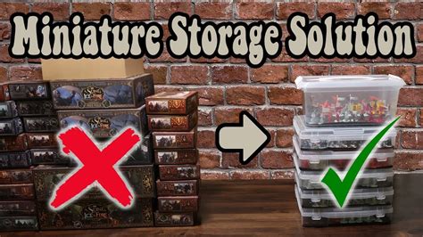 Tabletop Miniature Storage Solution Youtube