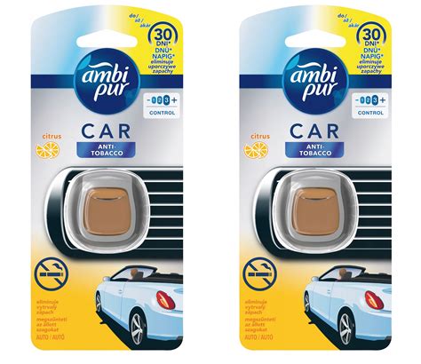 AMBI PUR CAR CITRUS ANTI TOBACCO ODŚWIERZACZ 2x2ml 4015600900229 za 59