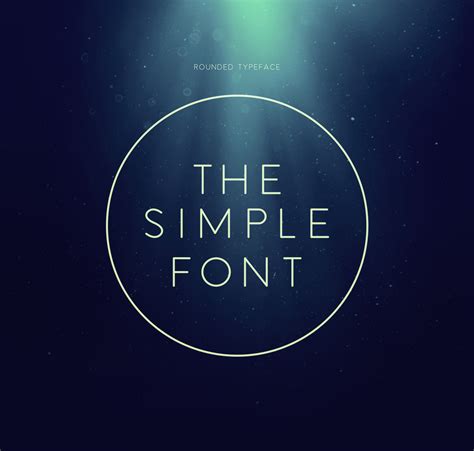 The Simple Font on Behance