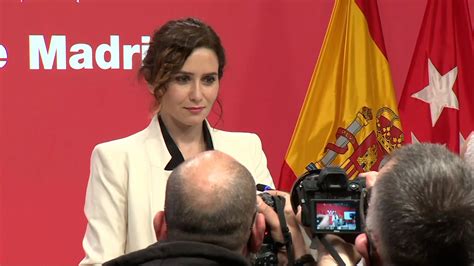 Ayuso Retoma Su Agenda Tras La Manifestaci N En Su Apoyo De Este Domingo