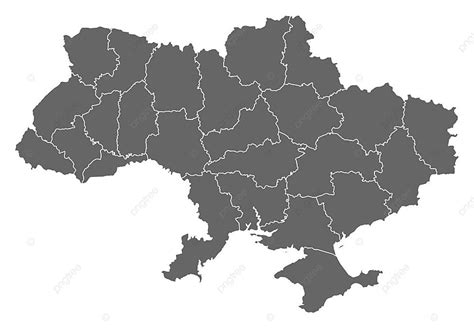 Map Of Ukraine Political Map Of Ukraine With The Several Oblasts Photo