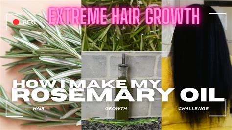 Diy Rosemary Oil For Rapid Hair Growth 🌿💇🏾‍♀️ Natural Hair Care