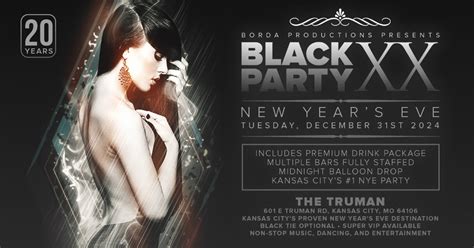 New Years Eve Black Party Kansas City Black Party Kansas City New