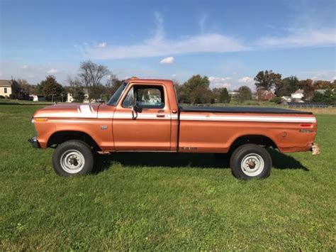 1975 Ford F 250 4x4 Explorer Package Highboy Restoration Project 360