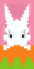 Carrot bunny Minecraft Banner