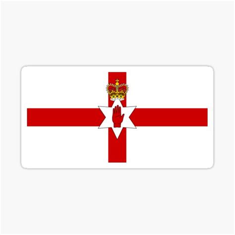 "Ulster Banner Flag of Northern Ireland, 1953-1972" Sticker for Sale by ...