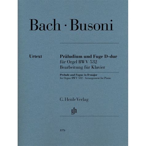 Pr Ludium Und Fuge D Dur F R Orgel