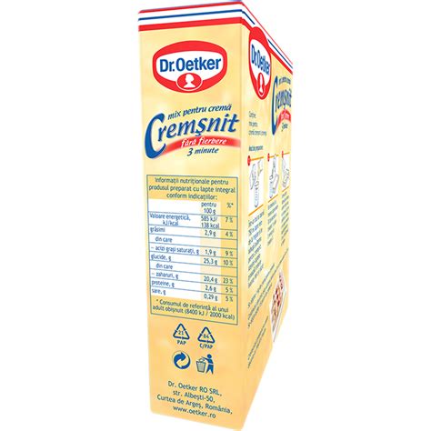 Dr Oetker Mix Pentru Crema Cremsnit 230g 2943 Leikg Mega