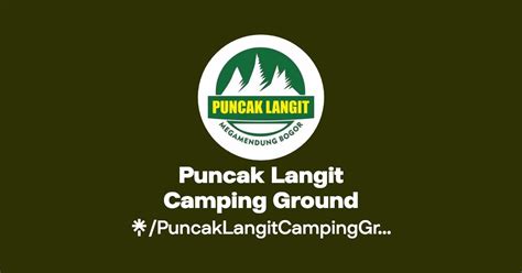 Puncak Langit Camping Ground Facebook TikTok Linktree