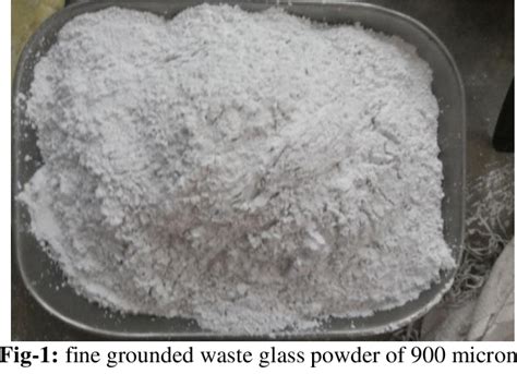 Partial Replacement Of Cement In Concrete Using Waste Glass Powder And