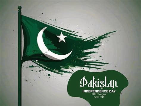 Premium Photo Happy Th August Pakistani Independence Day Poster Image