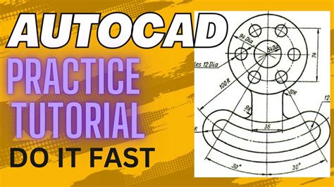 Autocad Practice Tutorial Autocad For Beginner S Autocad 2d Practice Engg Pathshala Youtube