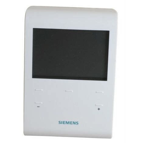 Thermostat D Ambiance Programmable V Siemens Rde