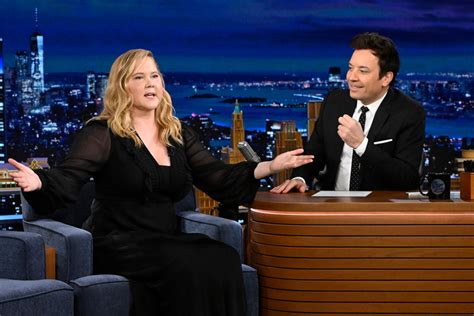 Jimmy Fallon Fulfills Amy Schumer S Dream Of A Standup Set With Backup