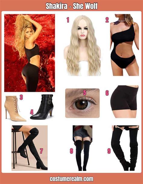 How To Dress Like Dress Like She Wolf Shakira Guide For Cosplay & Halloween