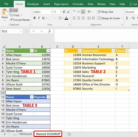 Vlookup Multiple Worksheets Vlookup Sheets Multiple Excel