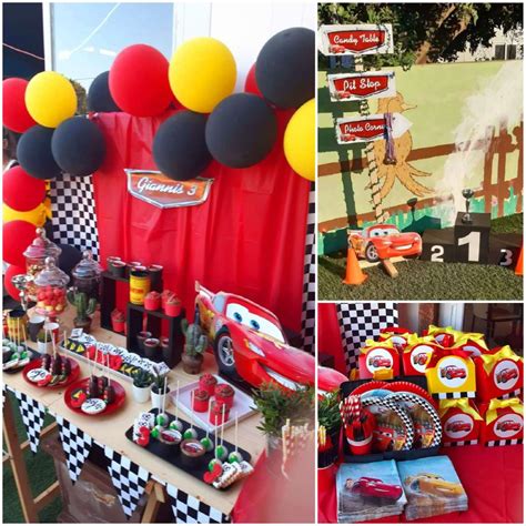 Lightning Mcqueen Cars Birthday Party Ideas Photo Of Catch My Party