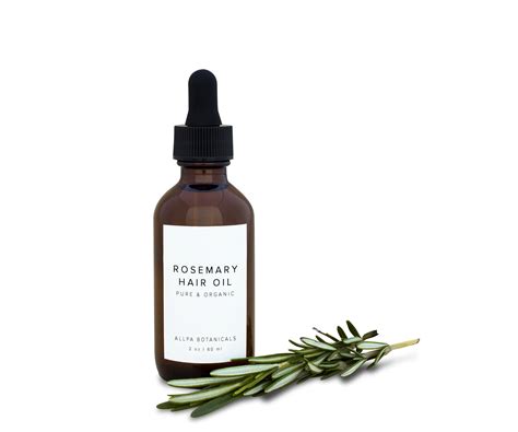 Rosemary Hair Oil Natural And Organic Allpa Botanicals