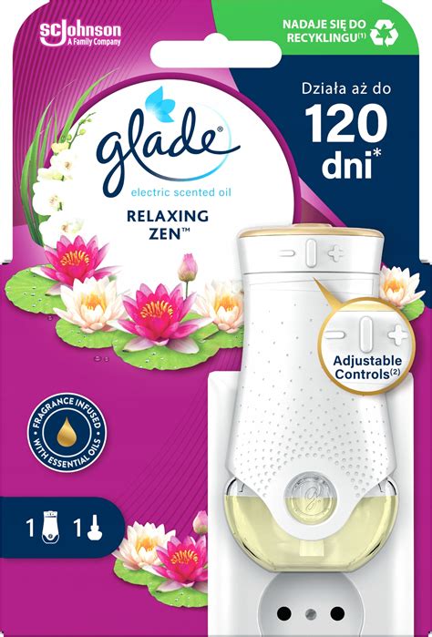 Elektryczny OdŚwieŻacz Powietrza Glade Z WkŁadem Relaxing Zen 20ml