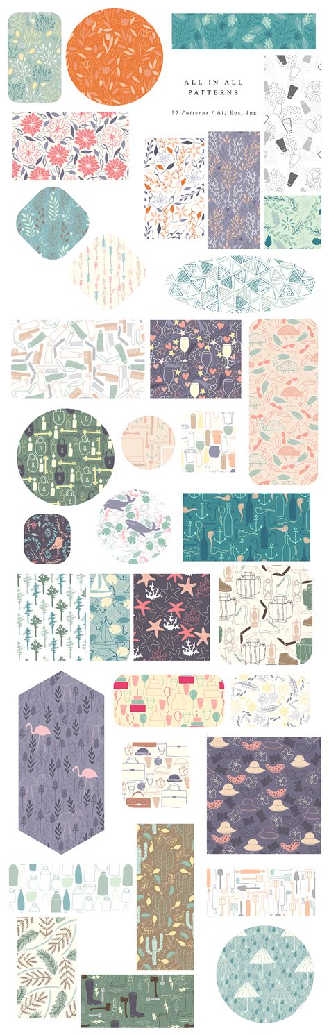 All My Patterns Bundle On Behance