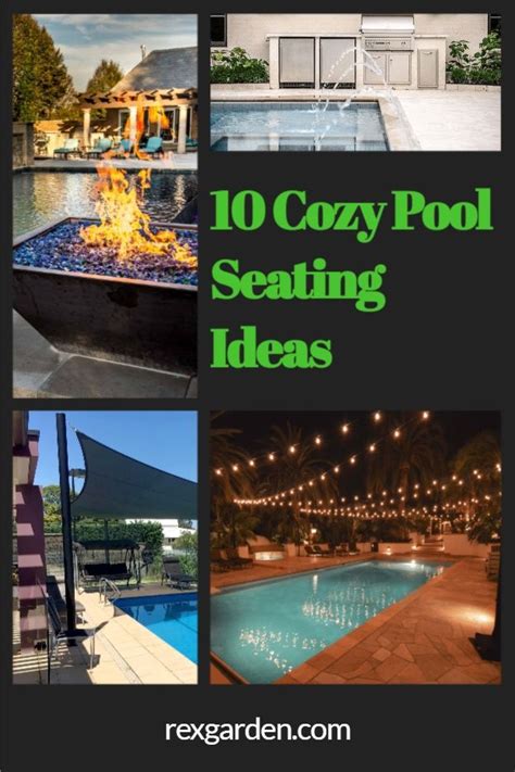 10 Cozy Pool Seating Ideas Outdoor Pool Decor Outdoor Pool Area