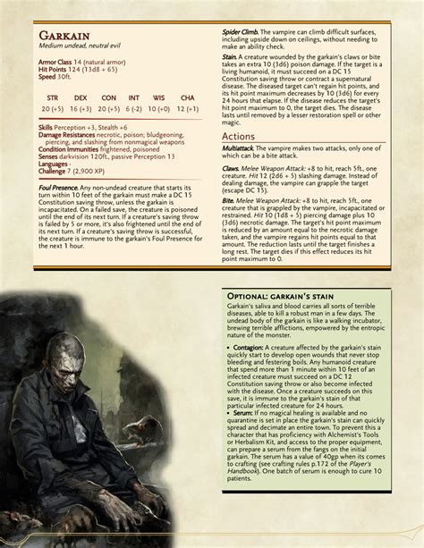 DnD 5e Homebrew The Witcher Monsters Part 2 By Regerem