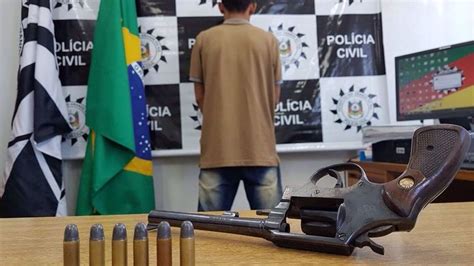 Polícia Civil Prende Por Posse Irregular De Arma De Fogo Em Canoas