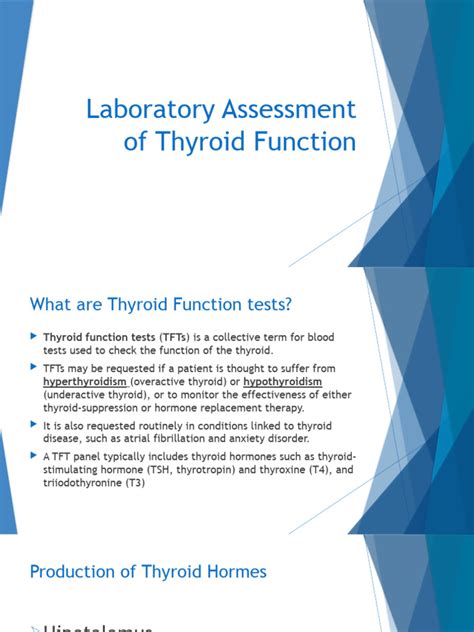 Laboratory Assessment Of Thyroid Function Pdf Thyroid Hypothyroidism