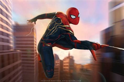 ArtStation - SpiderMan Hybrid Suit, Saifuddin Dayana | Spiderman ...