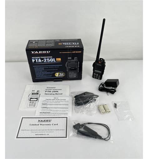 Sold At Auction Yaesu Air Band Transceiver FTA 250L Aviation