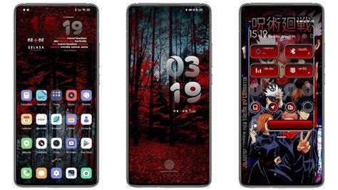 Dark Anime Miui Theme Dvrk Jujutsu For Xiaomi And Redmi Phones Miui